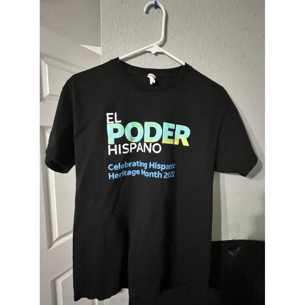 AT&T Men’s Uniform Medium T-Shirt “EL PODER HISPANO” Retail Employee Uniform